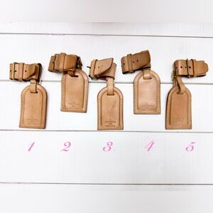 Louis Vuitton Luggage Tag & Poignet 
3 Piece Set